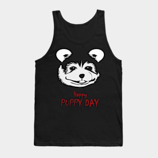 Happy Puppy Day Tank Top